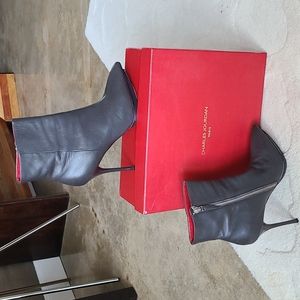 Charles Jourdan Dark Gray Boots